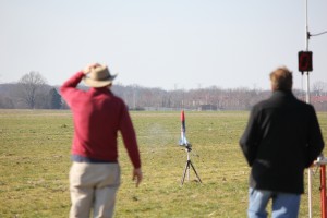 David Duncan and I Launching Strobee with the camera on and recording.