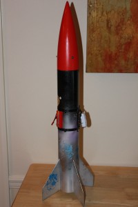 Syma 2.0Mp video camera mounted on my rocket call Strobee